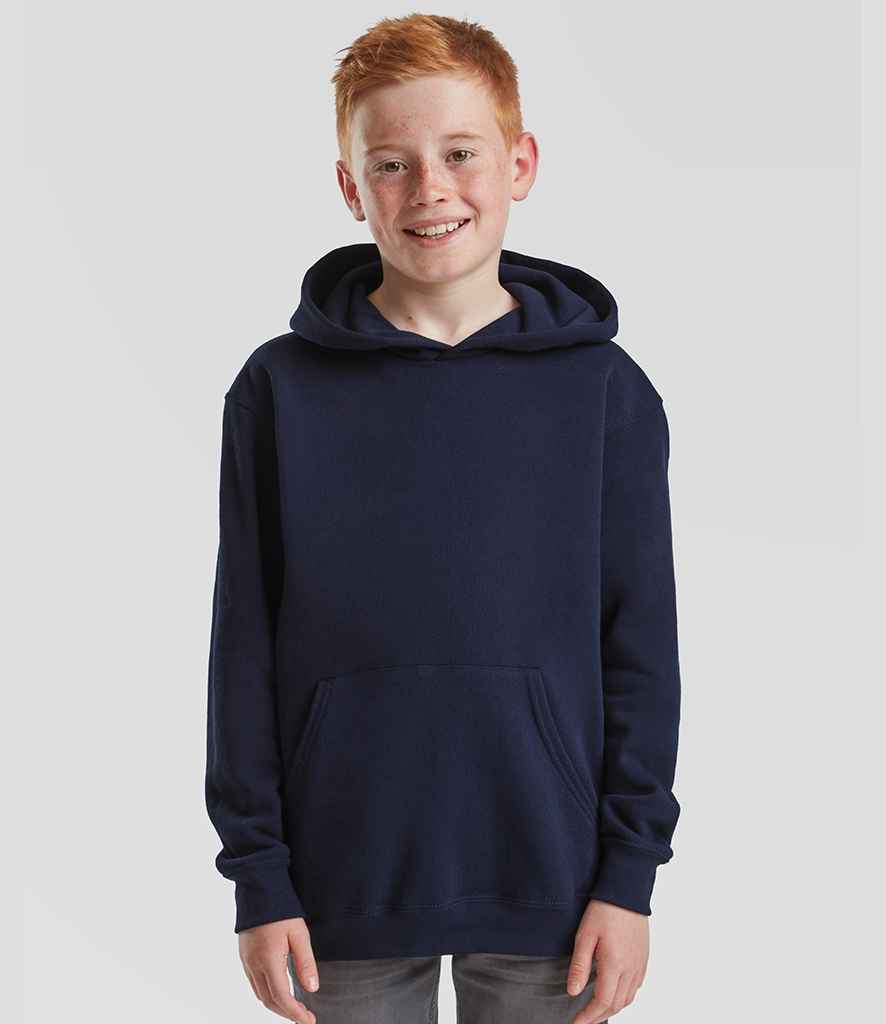 Fruit of the Loom Kids Classic Hooded Sweatshirt - SS14B DNA 7-8