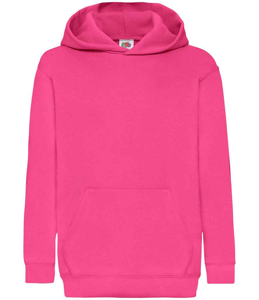 Fruit of the Loom Kids Classic Hooded Sweatshirt - SS14B HEA 9-11
