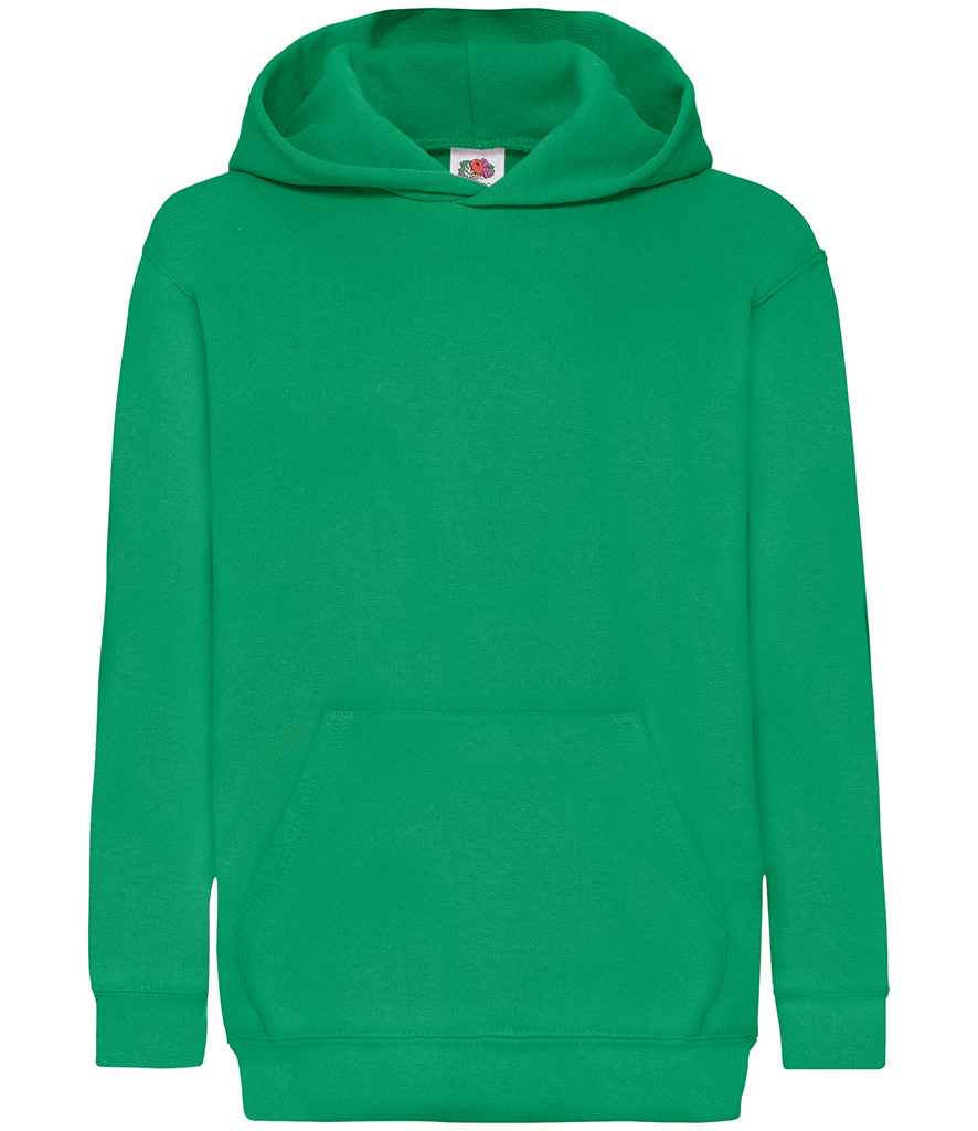 Fruit of the Loom Kids Classic Hooded Sweatshirt - SS14B HEA 9-11