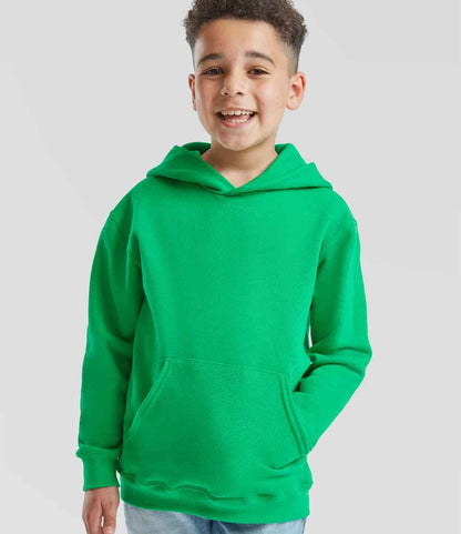 Fruit of the Loom Kids Classic Hooded Sweatshirt - SS14B KEL 9-11