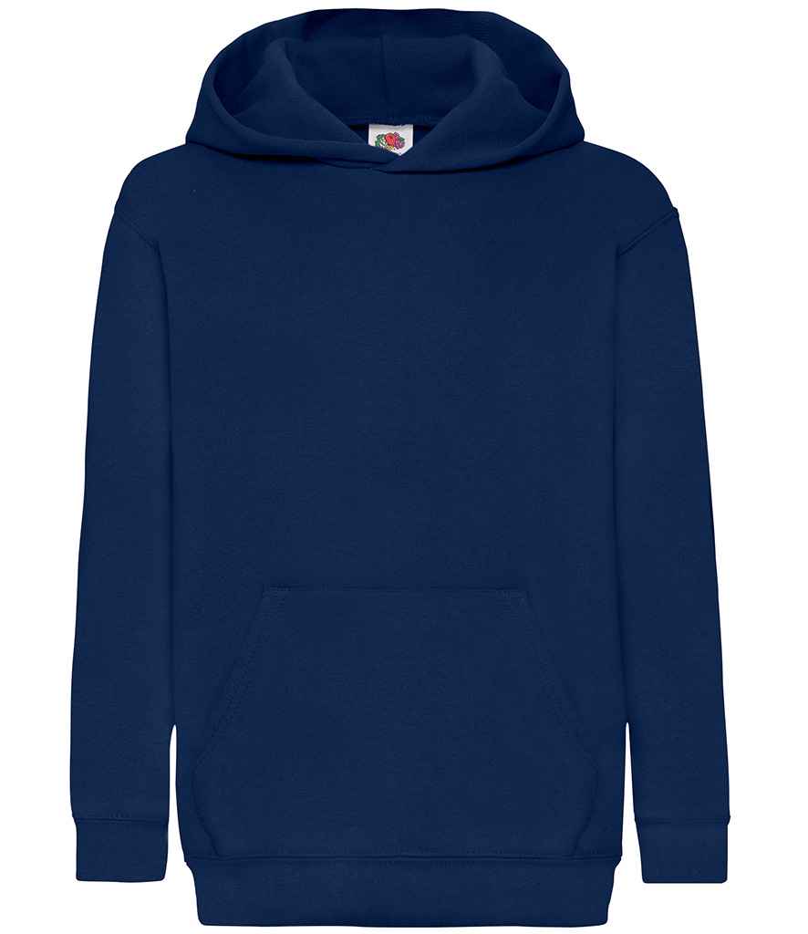 Fruit of the Loom Kids Classic Hooded Sweatshirt - SS14B HEA 9-11