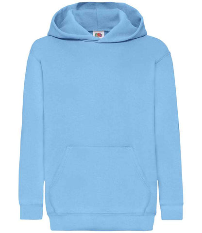 Fruit of the Loom Kids Classic Hooded Sweatshirt - SS14B HEA 9-11