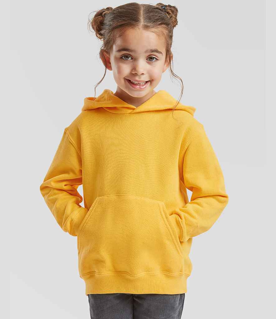 Fruit of the Loom Kids Classic Hooded Sweatshirt - SS14B SUN 7-8