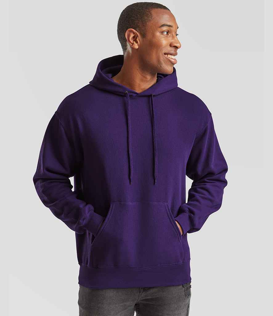 Fruit of the Loom - Classic Hooded Sweatshirt - SS14 PUR S