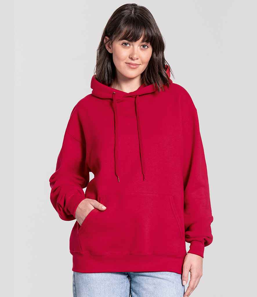 Fruit of the Loom Iconic Premium Hooded Sweatshirt - SS152 RED S