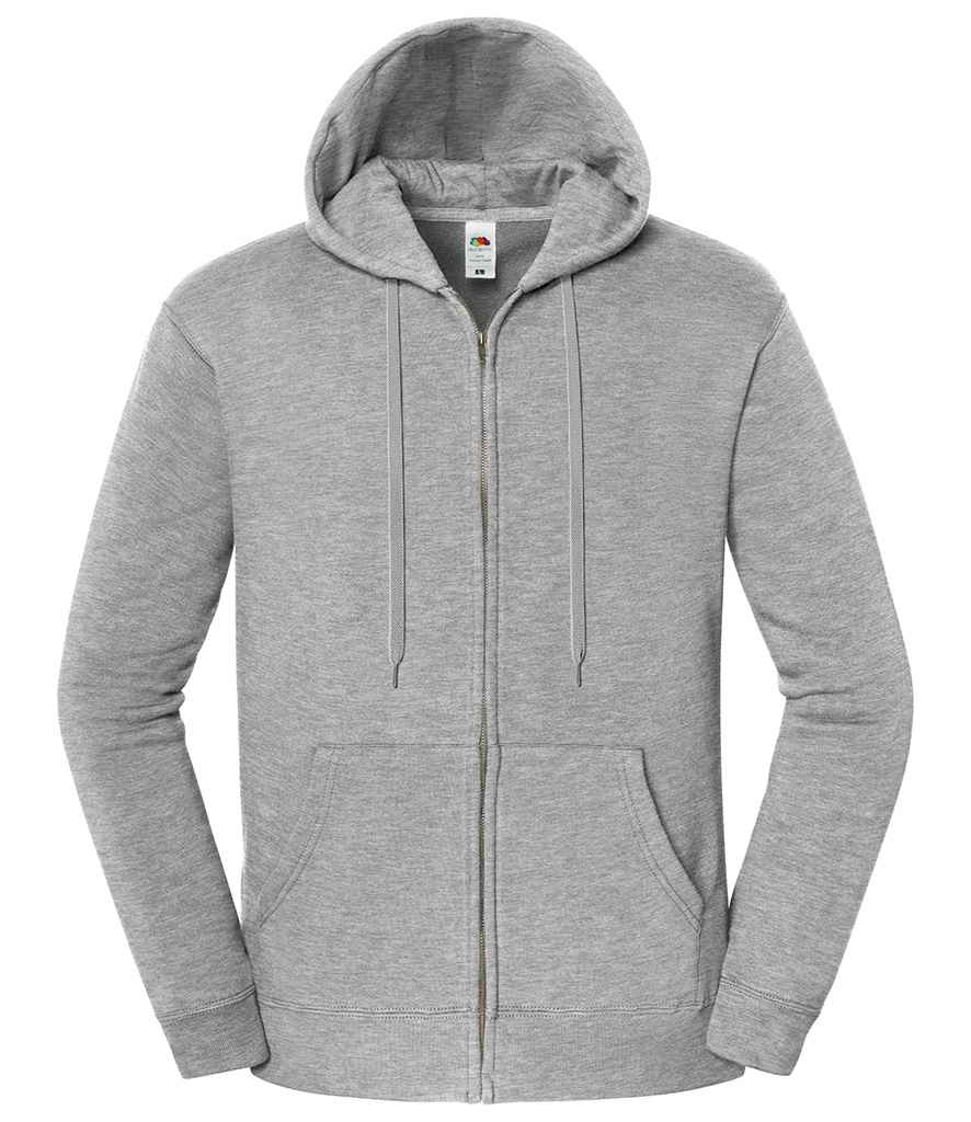 Fruit of the Loom Iconic Premium Hooded Sweat Jacket - SS153 LGP S