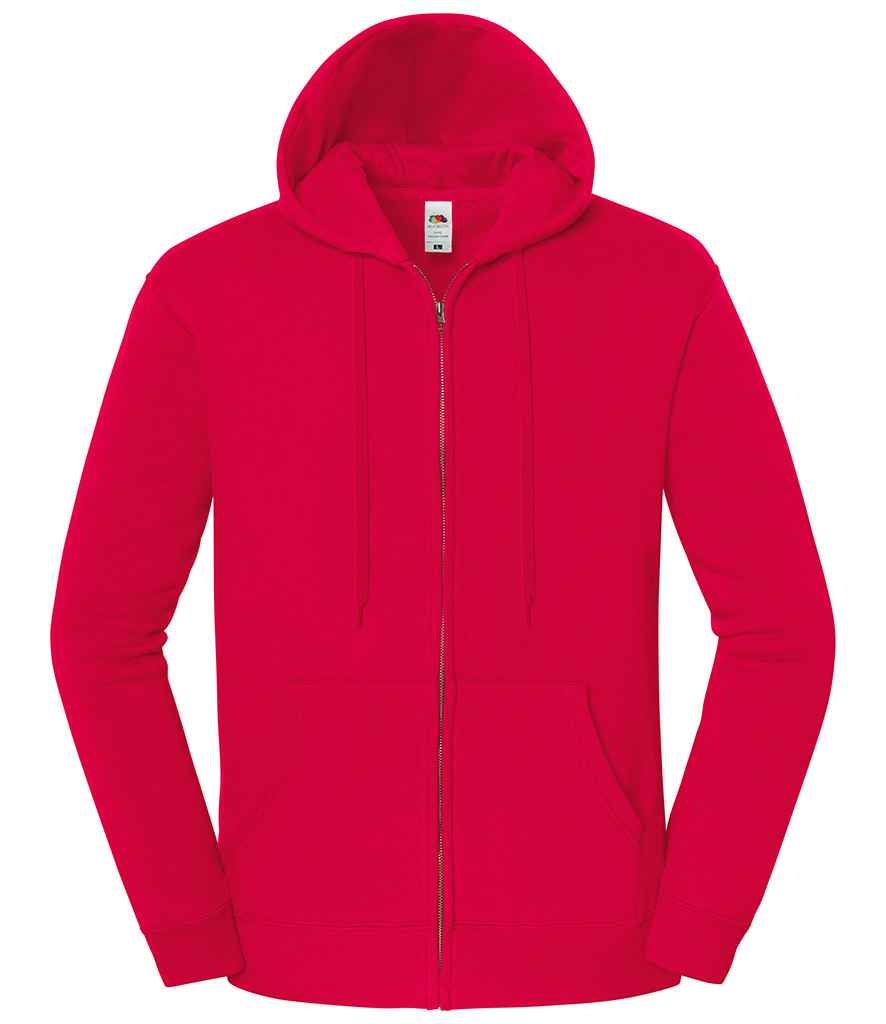 Fruit of the Loom Iconic Premium Hooded Sweat Jacket - SS153 LGP S