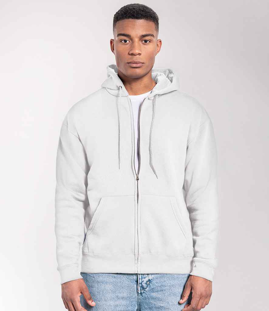 Fruit of the Loom Iconic Premium Hooded Sweat Jacket - SS153 WHI S
