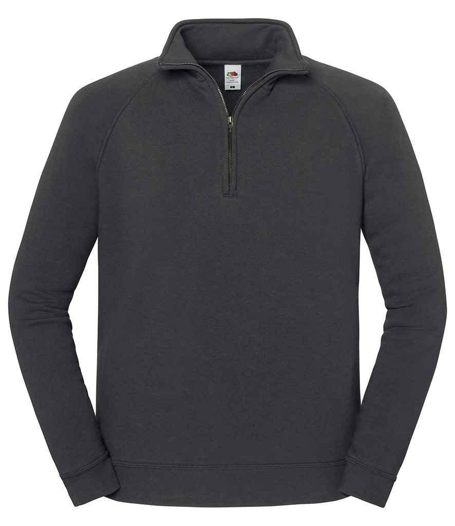 Fruit of the Loom - Iconic Premium Zip Neck Sweatshirt