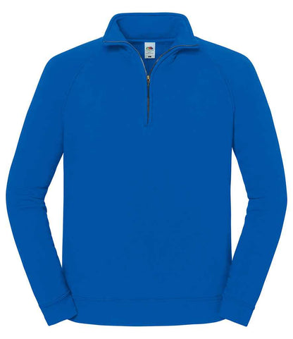 Fruit of the Loom Iconic Premium Zip Neck Sweatshirt - SS154 LGP S