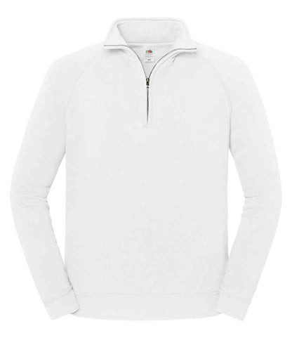 Fruit of the Loom Iconic Premium Zip Neck Sweatshirt - SS154 LGP S