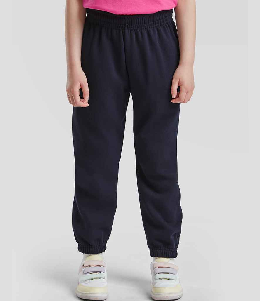 Fruit of the Loom - Kids Elasticated Hem Jog Pants - SS15B DNA 5-6