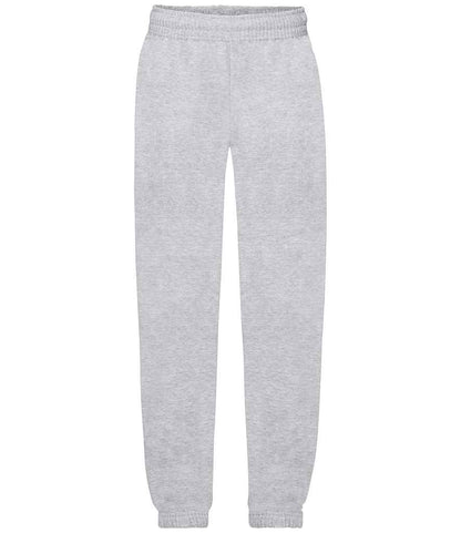Fruit of the Loom - Kids Elasticated Hem Jog Pants - SS15B BLK 5-6
