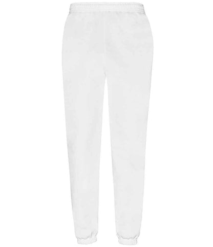 Fruit of the Loom - Classic Elasticated Hem Jog Pants - SS15 WHI XS
