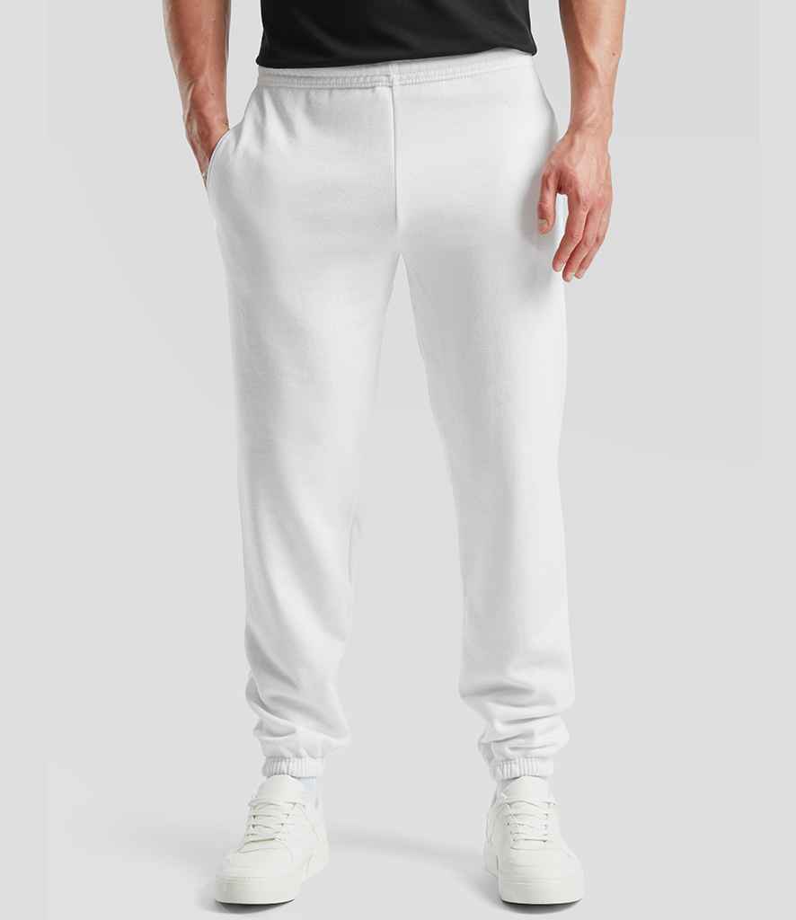 Fruit of the Loom - Classic Elasticated Hem Jog Pants - SS15 WHI XS