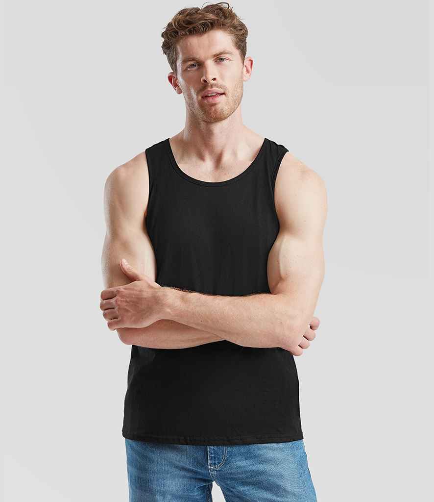 Fruit of the Loom - Athletic Vest - SS18 BLK S
