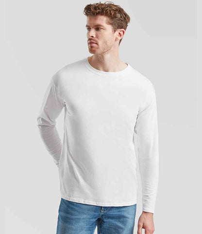 Fruit of the Loom - Long Sleeve Value T-Shirt - SS21 WHI S