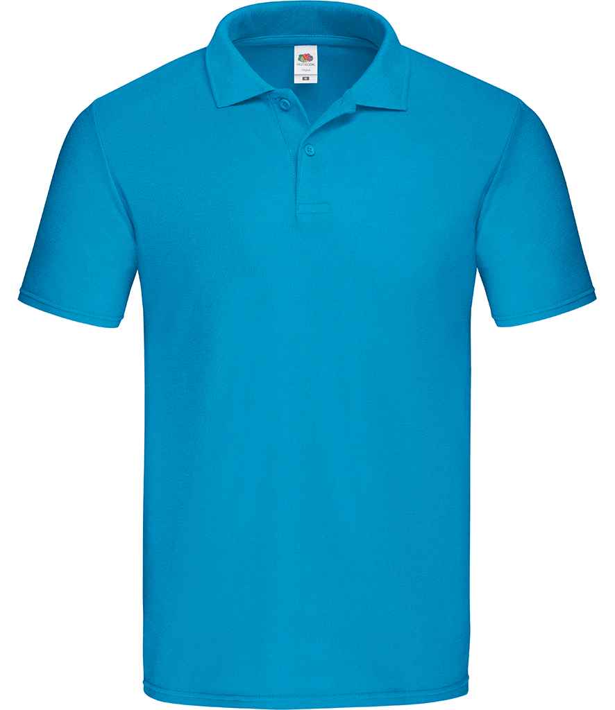 Fruit of the Loom Original Piqué Polo Shirt - SS229 WHI S