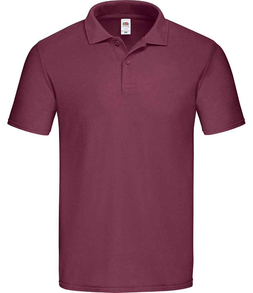 Fruit of the Loom Original Piqué Polo Shirt - SS229 WHI S