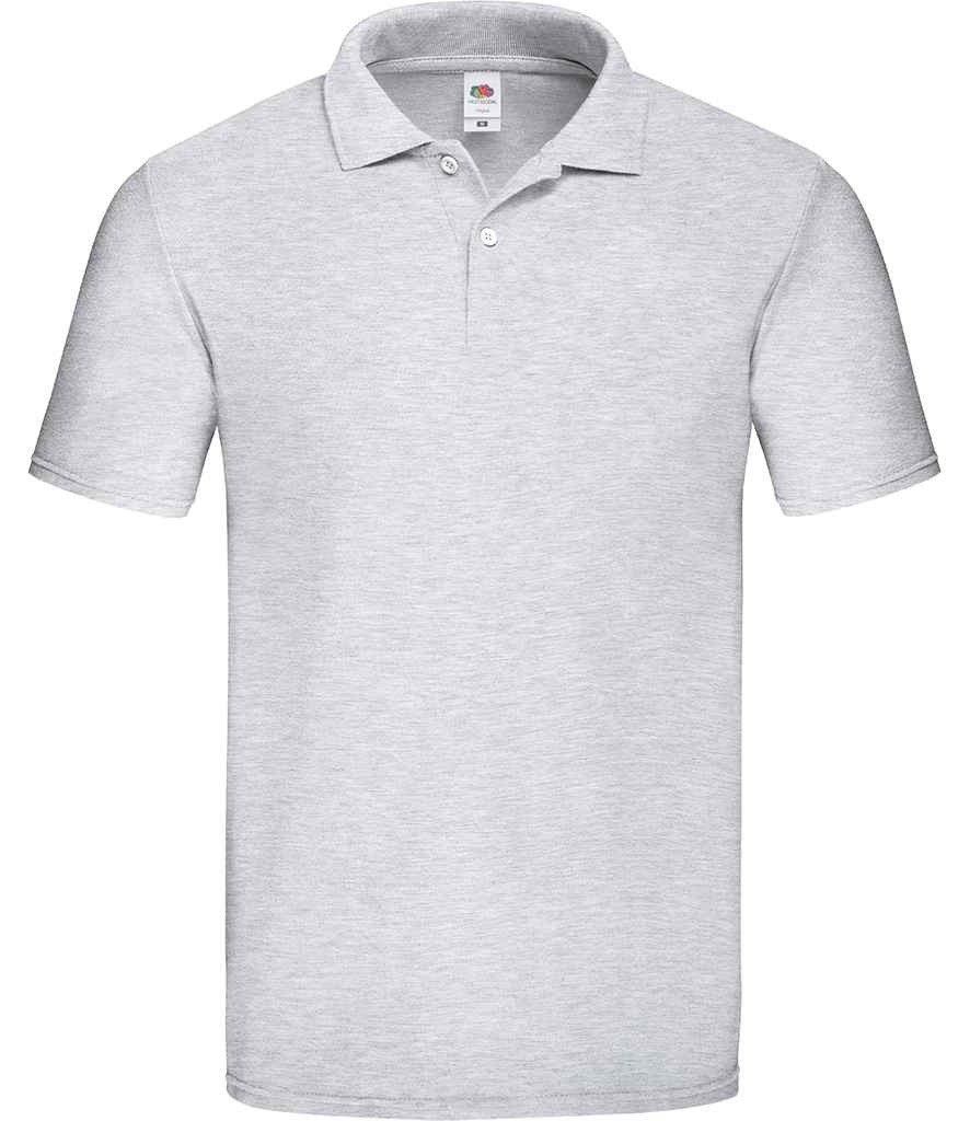 Fruit of the Loom Original Piqué Polo Shirt - SS229 WHI S