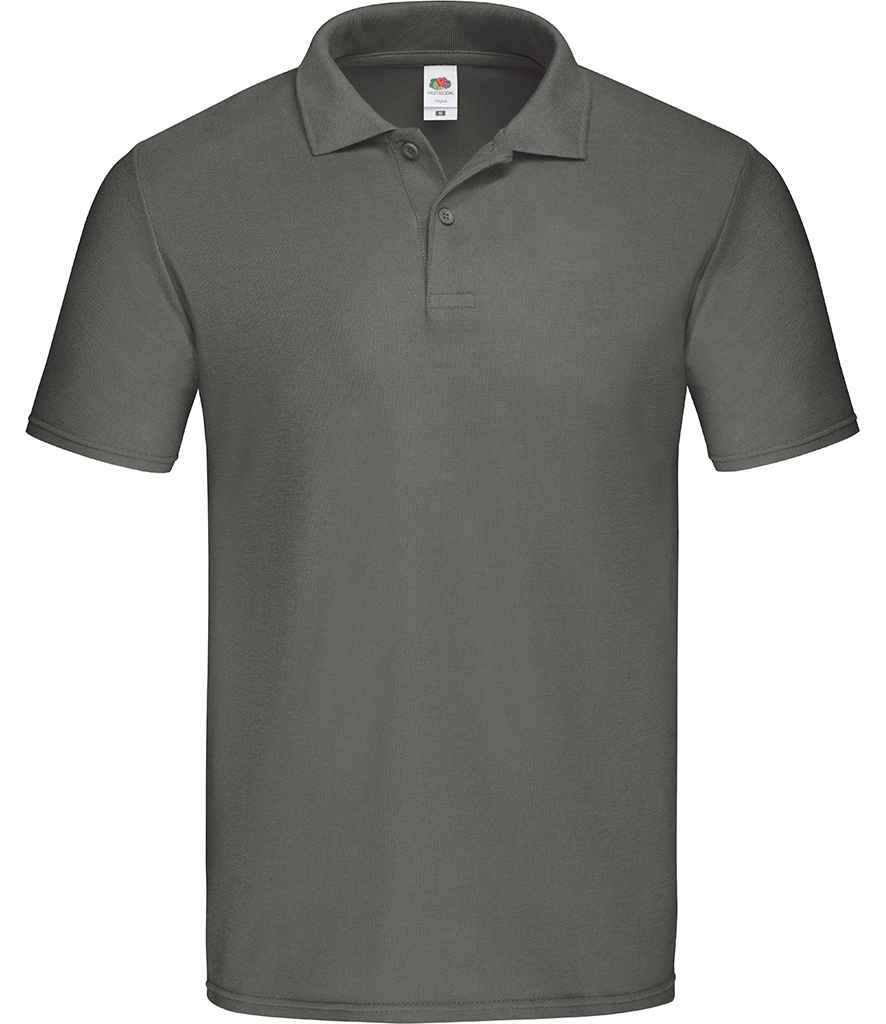 Fruit of the Loom Original Piqué Polo Shirt - SS229 WHI S
