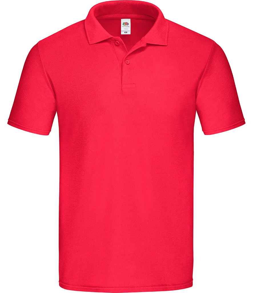 Fruit of the Loom Original Piqué Polo Shirt - SS229 WHI S