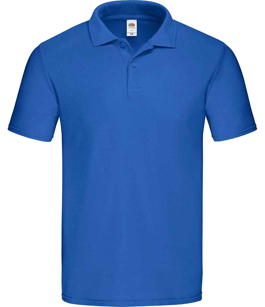 Fruit of the Loom Original Piqué Polo Shirt - SS229 WHI S