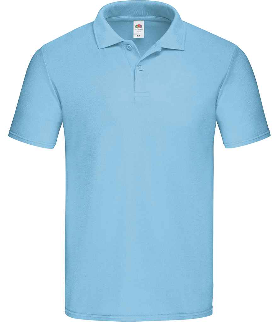 Fruit of the Loom Original Piqué Polo Shirt - SS229 WHI S