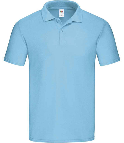 Fruit of the Loom Original Piqué Polo Shirt - SS229 WHI S
