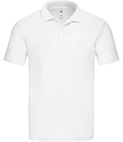 Fruit of the Loom Original Piqué Polo Shirt - SS229 WHI S