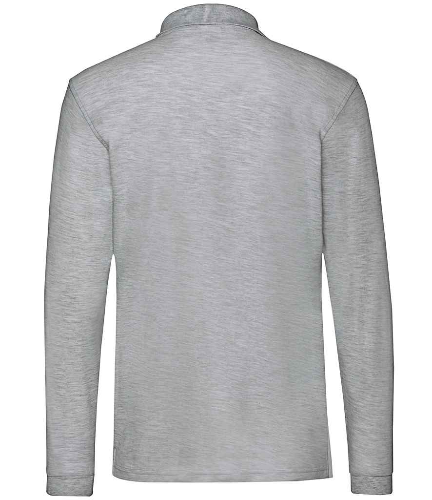 Fruit of the Loom - Premium Long Sleeve Cotton Piqué Polo Shirt