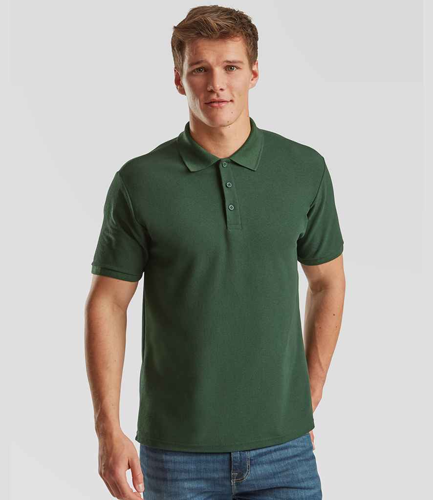 Fruit of the Loom Heavy Poly/Cotton Piqué Polo Shirt - SS27 BOT S
