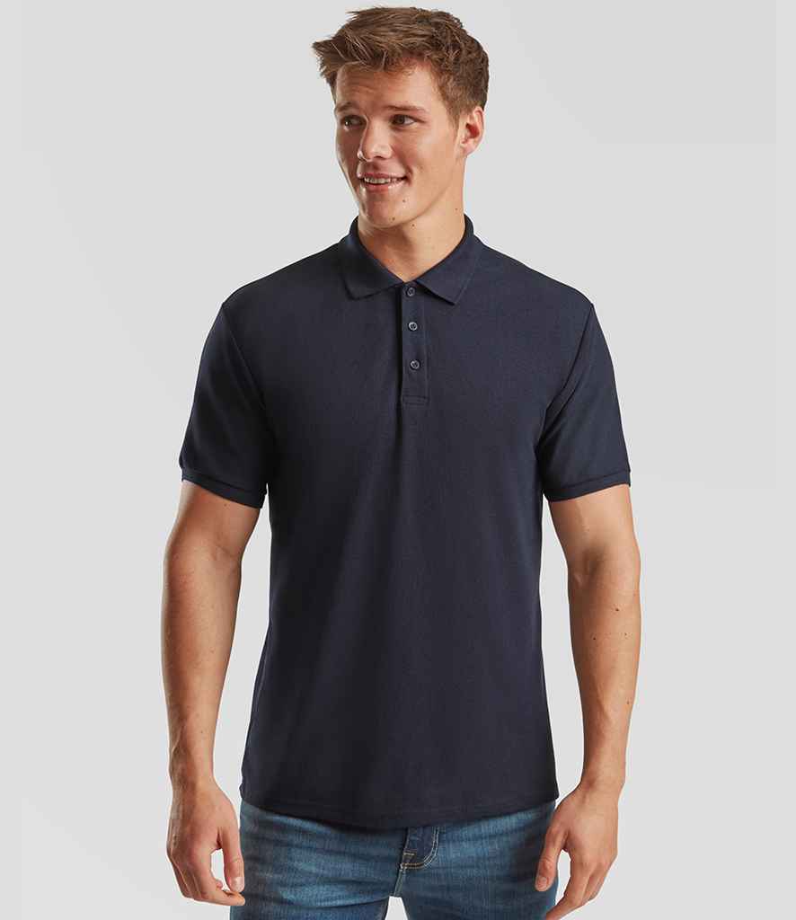 Fruit of the Loom Heavy Poly/Cotton Piqué Polo Shirt - SS27 DNA S