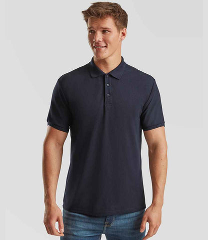 Fruit of the Loom Heavy Poly/Cotton Piqué Polo Shirt - SS27 DNA S