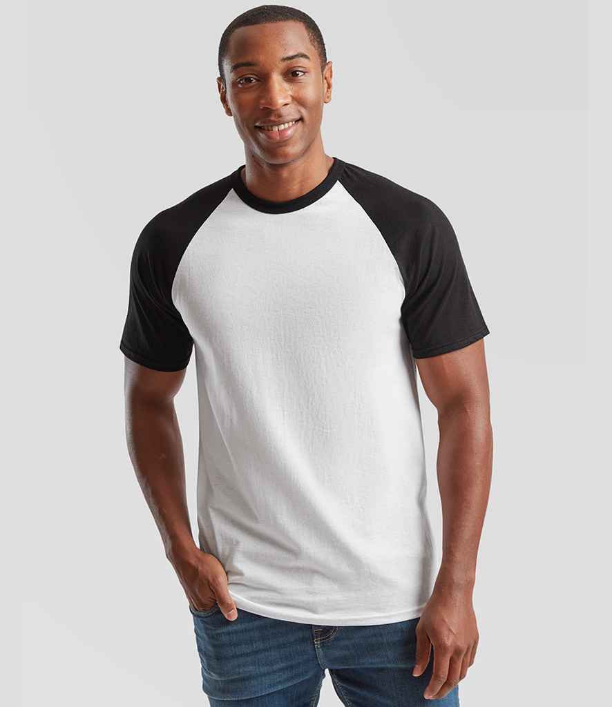 Fruit of the Loom Contrast Baseball T-Shirt