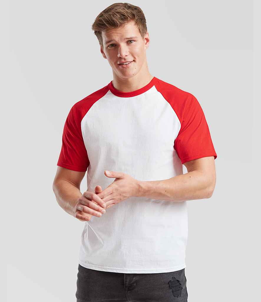 Fruit of the Loom Contrast Baseball T-Shirt
