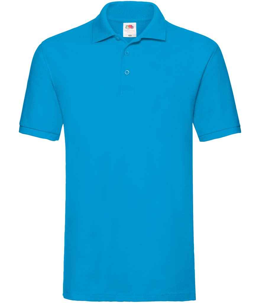 Fruit of the Loom - Premium Cotton Piqué Polo Shirt - SS5 SUN S