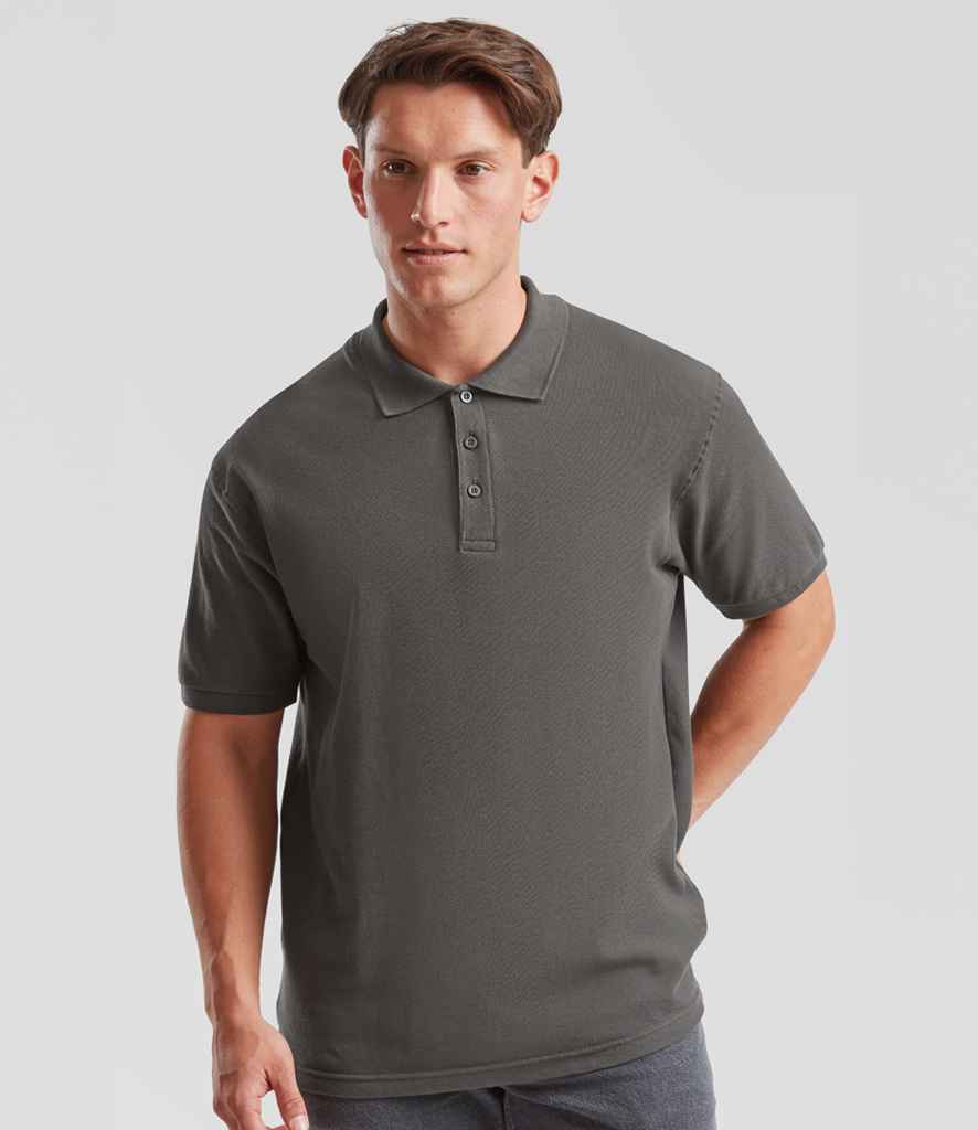 Fruit of the Loom - Premium Cotton Piqué Polo Shirt - SS5 LGP S