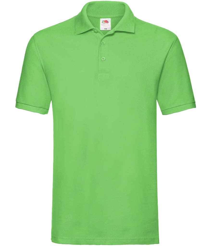 Fruit of the Loom - Premium Cotton Piqué Polo Shirt - SS5 SUN S