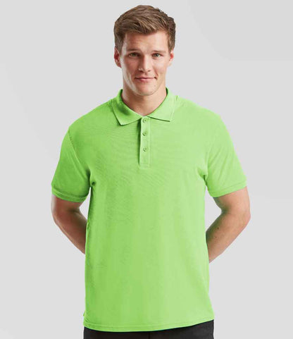 Fruit of the Loom - Premium Cotton Piqué Polo Shirt - SS5 LIM S