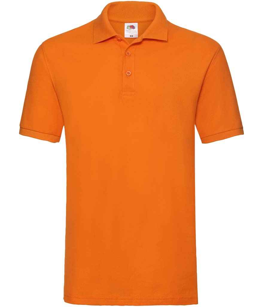 Fruit of the Loom - Premium Cotton Piqué Polo Shirt - SS5 SUN S