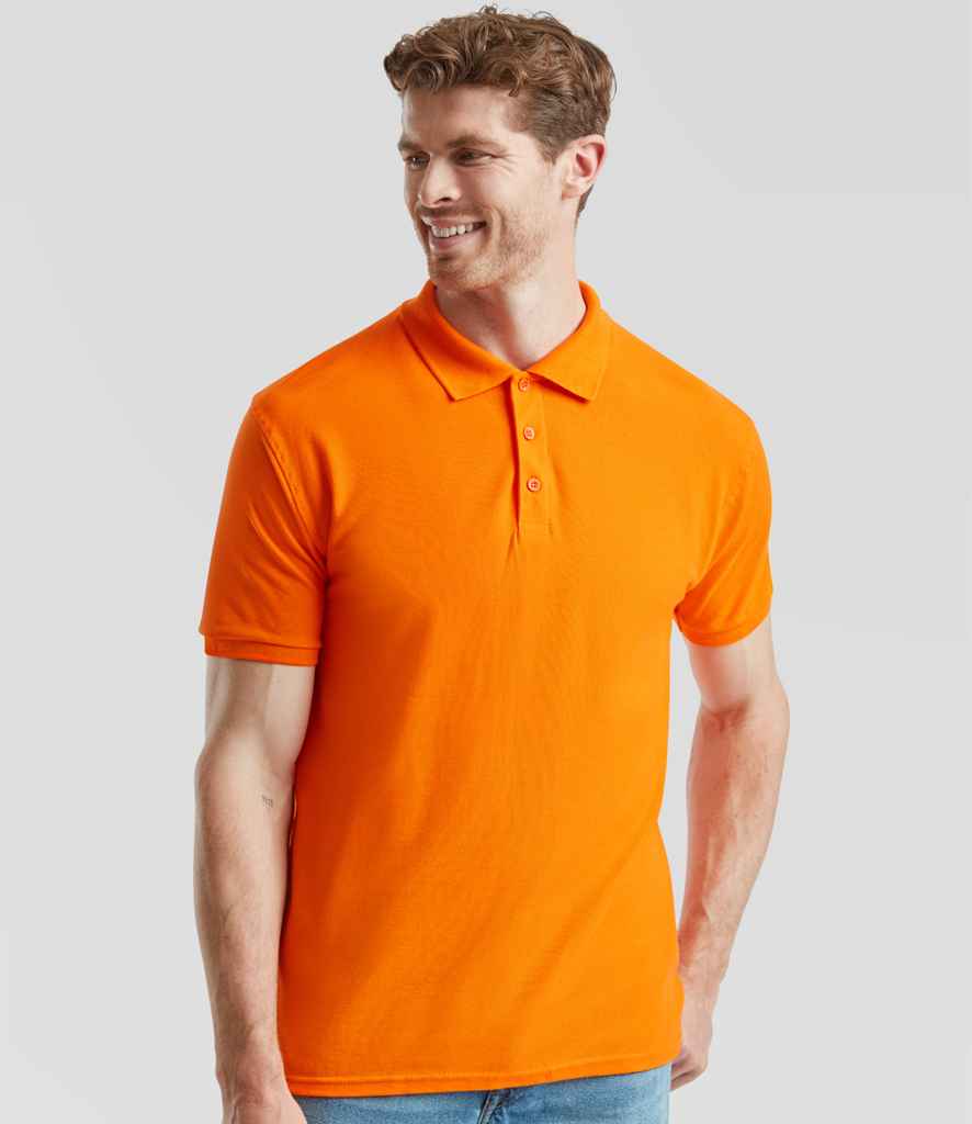 Fruit of the Loom - Premium Cotton Piqué Polo Shirt - SS5 ORA S