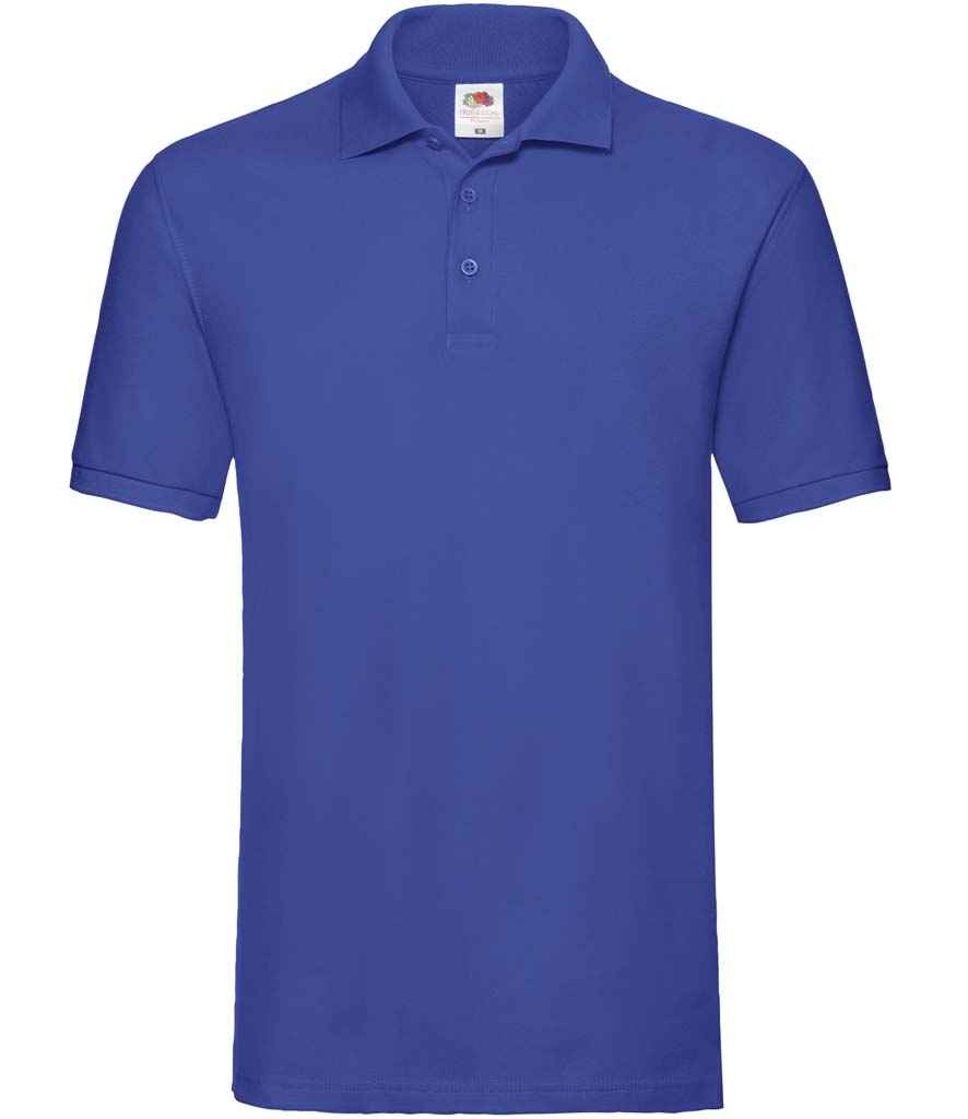 Fruit of the Loom - Premium Cotton Piqué Polo Shirt - SS5 SUN S