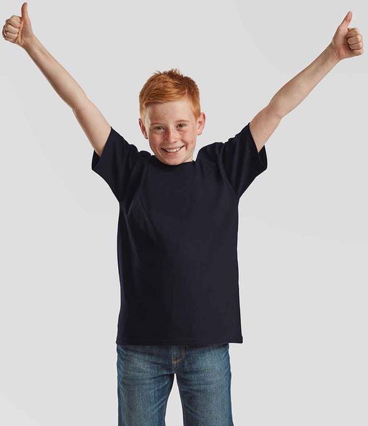 Fruit of the Loom - Kids Iconic 195 T-Shirt - SS620B DNA 3-4