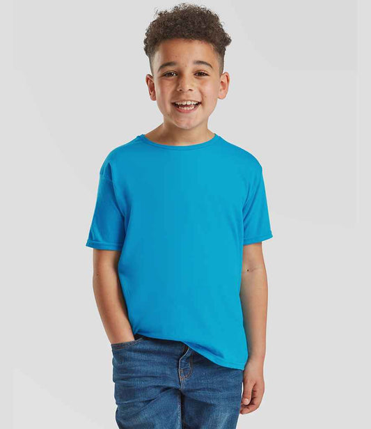 Fruit of the Loom - Kids Iconic 150 T-Shirt - SS621B AZR 3-4