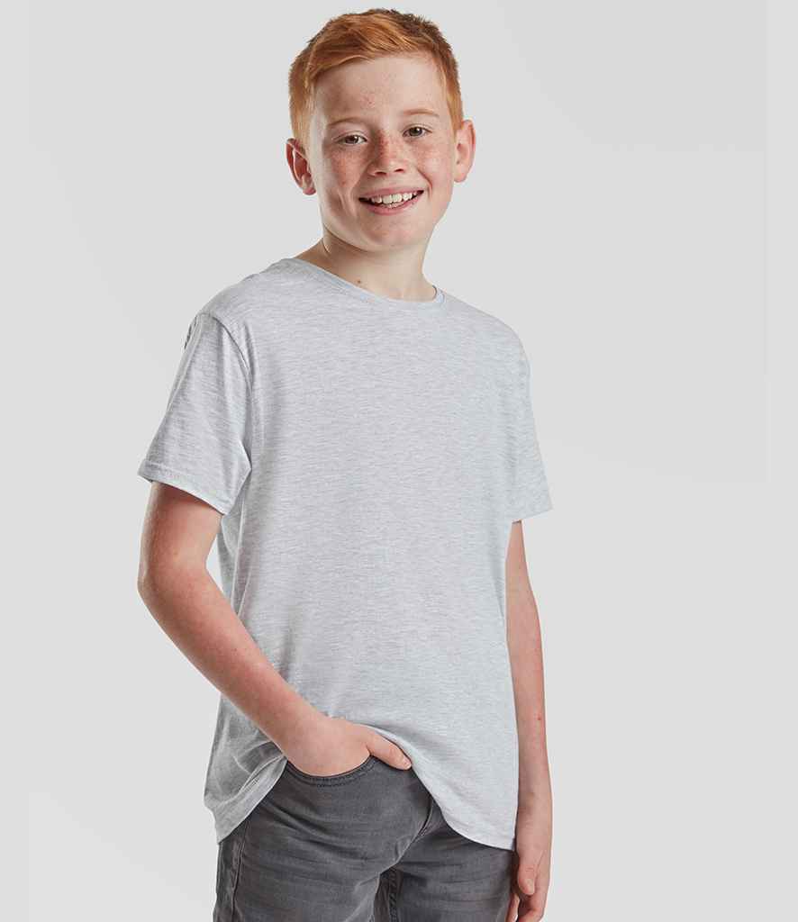 Fruit of the Loom - Kids Iconic 150 T-Shirt - SS621B HEA 3-4