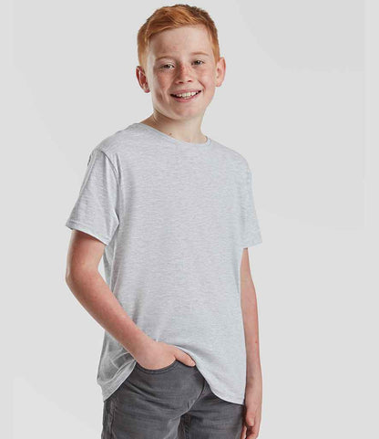 Fruit of the Loom - Kids Iconic 150 T-Shirt - SS621B HEA 3-4