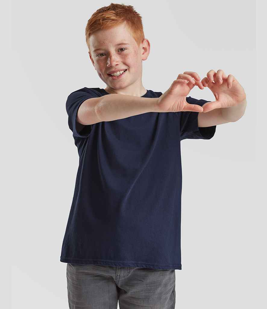 Fruit of the Loom - Kids Iconic 150 T-Shirt - SS621B NAV 3-4