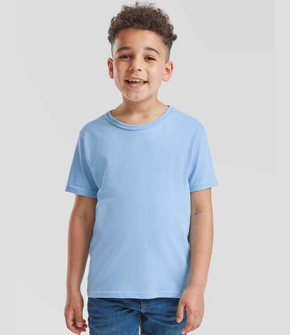 Fruit of the Loom - Kids Iconic 150 T-Shirt - SS621B SKY 3-4