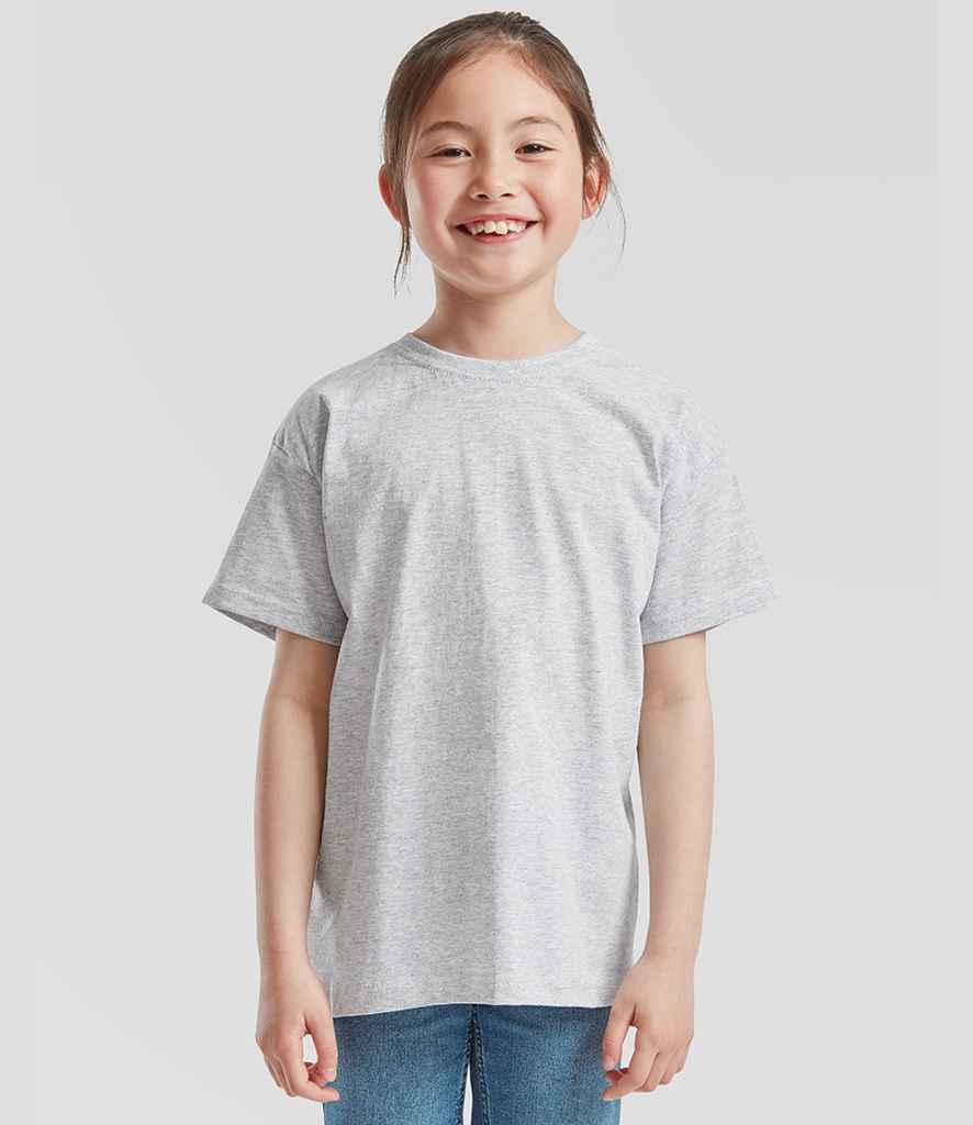 Fruit of the Loom - Kids Value T-Shirt - SS6B HEA 3-4